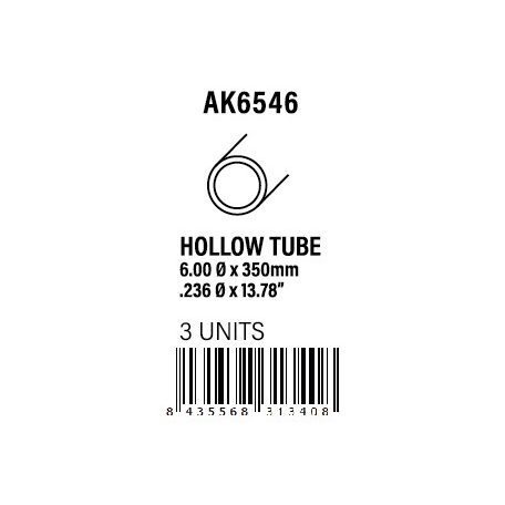Hollow tube 6.00