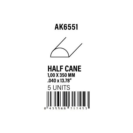 Half cane 1.00
