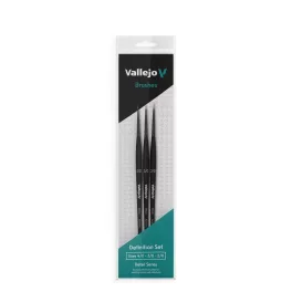   Brush Set - Definition Set - Synthetic fibers (Sizes 4/0, 3/0 & 2/0)