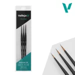 Brush Set - Definition Set - Synthetic fibers (Sizes 4/0, 3/0 & 2/0)