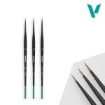 Brush Set - Definition Set - Synthetic fibers (Sizes 4/0, 3/0 & 2/0)