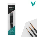 Brush Set - Design Set - Synthetic fibers (Sizes 0, 1 & 2)