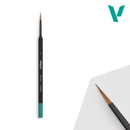 Precision - Round Synthetic Brush, Triangular Handle No. 2