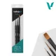 Starter Set (Round No.1 & 3/0 Triangular Handle, Flat No.4, synthetics)
