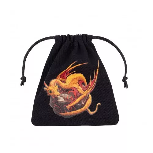 Dragon Black & adorable Dice Bag