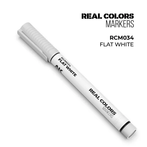 RC MARKERS FLAT WHITE