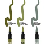 WWII ALLIED AIRCRAFT COCKPIT COLORS - SET 3 REAL COLORS MARKERS
