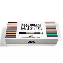 SPECIAL BOX REAL COLORS MARKERS - 34 units