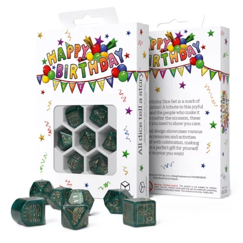 Happy Birthday Dice Set: Balloons