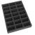 Traditional foam tray for 21 minis