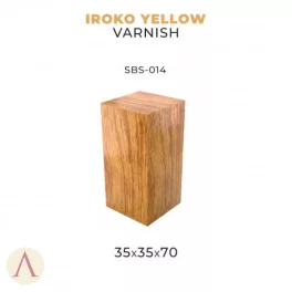 IROKO YELLOW VARNISH-35X35X70  