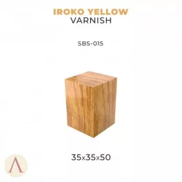 IROKO YELLOW VARNISH-35X35X50  