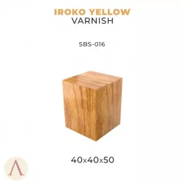 IROKO YELLOW VARNISH-40X40X50  