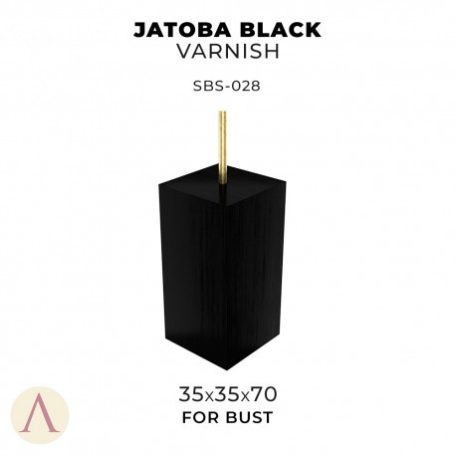 JATOBA BLACK VARNISH-35X35X70 BUST 