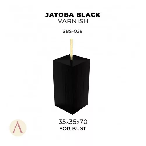JATOBA BLACK VARNISH-35X35X70 BUST 