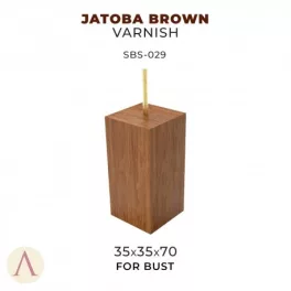 Jatoba Brown Varnish-35x35x70 Bust 