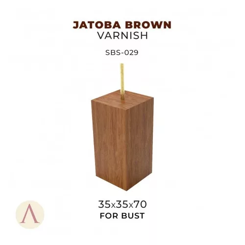Jatoba Brown Varnish-35x35x70 Bust 