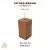 Jatoba Brown Varnish-35x35x70 Bust 