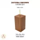 Jatoba Brown Varnish-35x35x70 Bust 