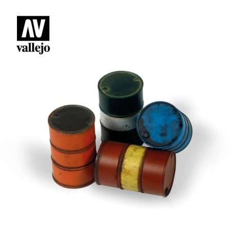 SC204 Vallejo Scenics - Modern Fuel Drums