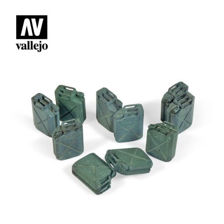 SC206 Vallejo Scenics - Allied Jerrycan set