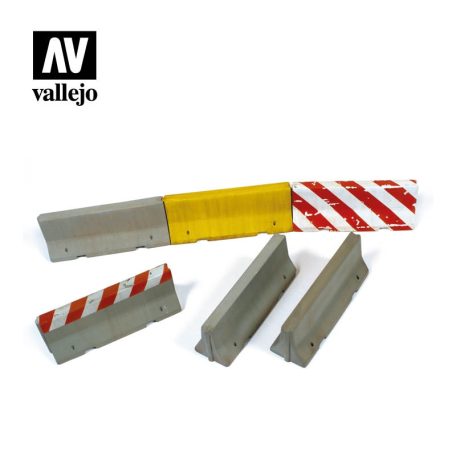 SC214 Vallejo Scenics - Concrete Barriers