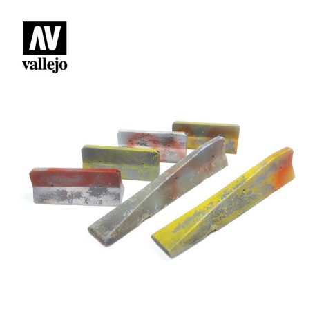 SC228 Vallejo Scenics - Urban Concrete Barriers