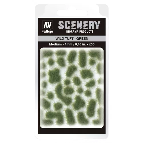 SC406 Vallejo Scenery - Wild Tuft - Green (Medium)