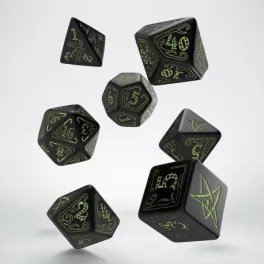 Call of Cthulhu Black & glow-in-the-dark Dice set (7)