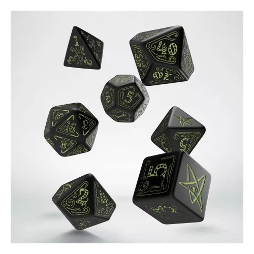 Call of Cthulhu Black & glow-in-the-dark Dice set (7)