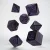 COC Horror on the Orient Express Black & purple Dice Set (7)