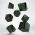 Call of Cthulhu 7th Edition Black & green Dice Set (7)