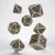 Dwarven Beige & black Dice Set (7)