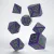 Pathfinder Goblin Purple & green Dice Set (7)