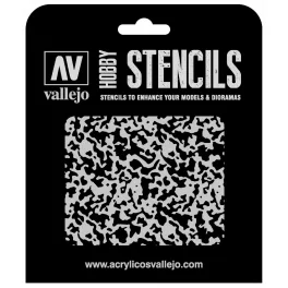 ST-AIR001 Vallejo Stencils - Weathered Paint 1/48