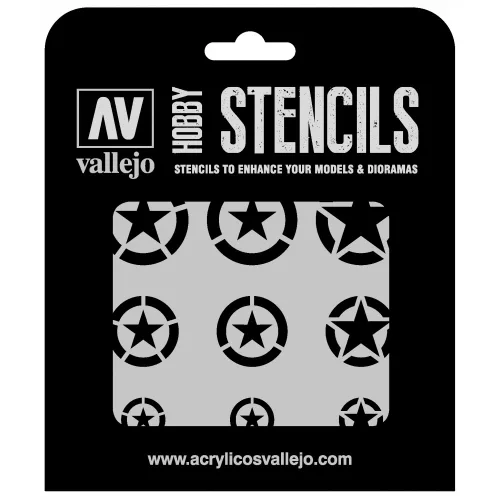 ST-AIR004 Vallejo Stencils - USAF Marks