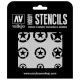 ST-AIR004 Vallejo Stencils - USAF Marks
