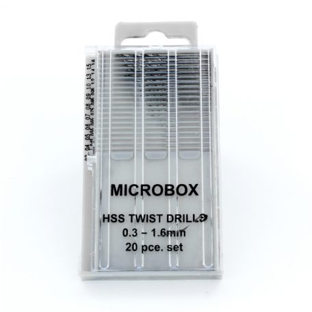 T01001 Tools - Microbox drill set 0.3-1.6mm