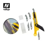 Plastic Cutter Scriber Tool & 5 Spare