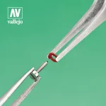 Flat Rounded Stainless Steel Tweezers